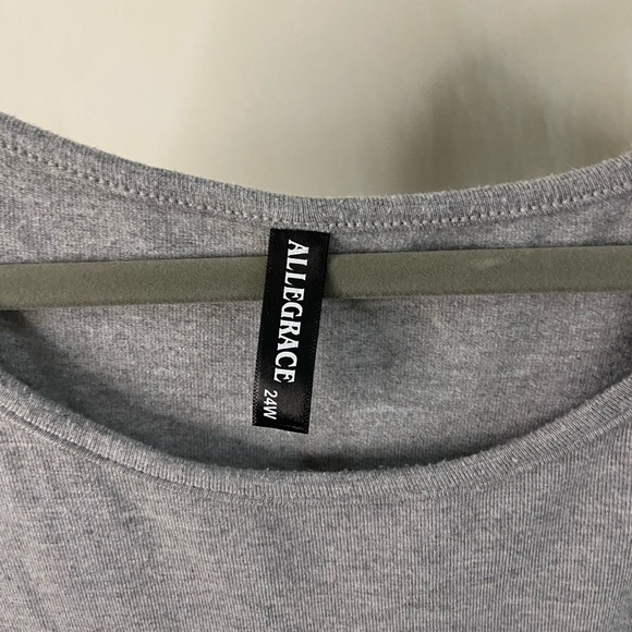 Allegrace Womens Plus Size Sweater Christmas Lightweight Pullover Tunic 24W - Picture 3 of 12